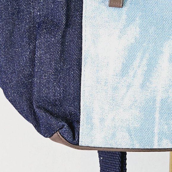 Rocket Dog Women's Two Tone Denim Convertible Backpack, NWT - Picture 3 of 7